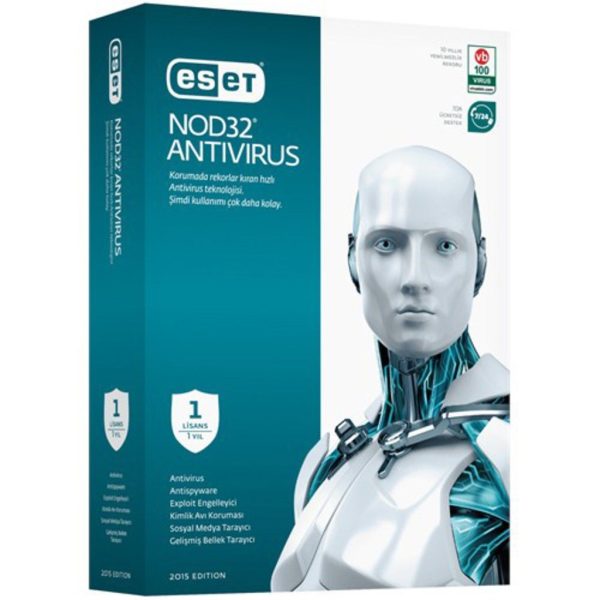 ESET NOD32 ANTIVIRUS KUTU 1 KULLANICI