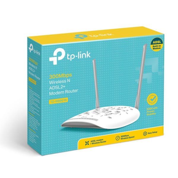 Tp-Link TD-W8961N 300 Mbps 4 Port ADSL Modem - Görsel 4