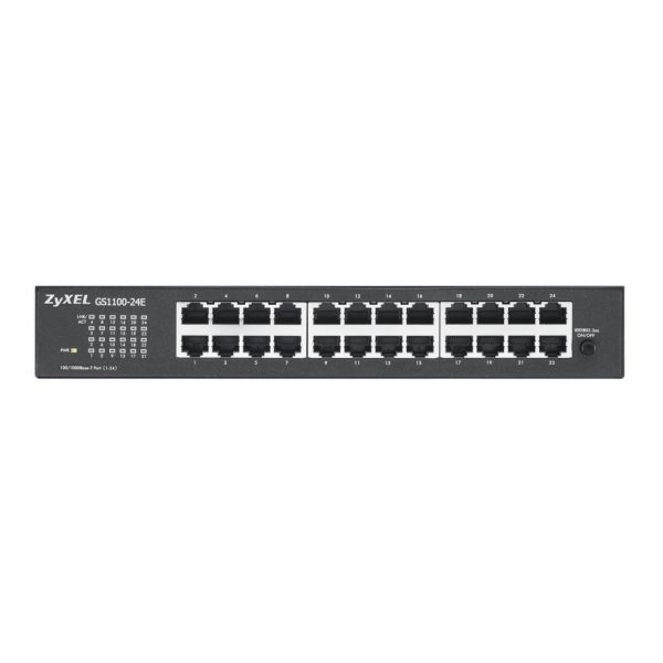 Zyxel Gs1100 24E 24 Port 10/100/1000 Gbe Yönetilemez Switch - Görsel 3