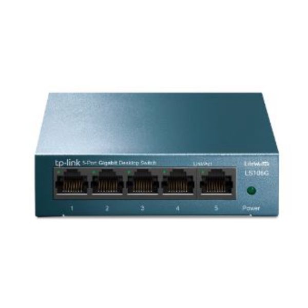 Tp-Link LS105G 5-Port 10/100/1000Mbps Metal Kasa Yönetilemez Switch