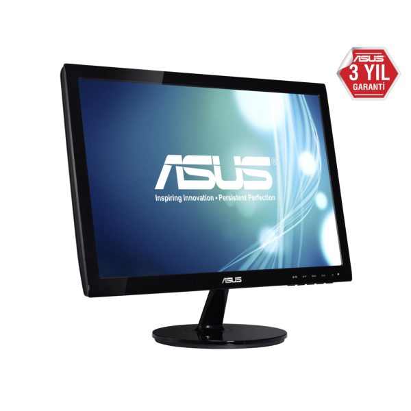 18.5" Asus VS197DE 5ms 1366x768 VGA Siyah Monitör - Görsel 2