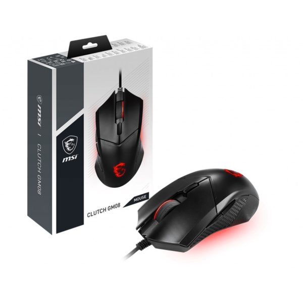 MSI GG CLUTCH GM08 4200 DPI GAMING USB Siyah Mouse