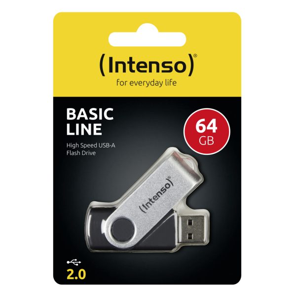 Intenso 64GB Basic Line USB2.0 USB Bellek [3503490]