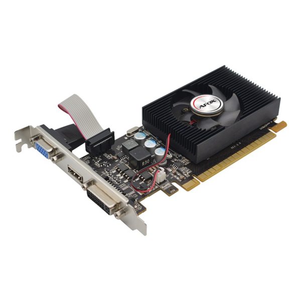 Afox 1GB R5 230 (64Bit) DDR3 DVI HDMI VGA LP Ekran Kartı [AFR5230-1024D3L4] - Görsel 2