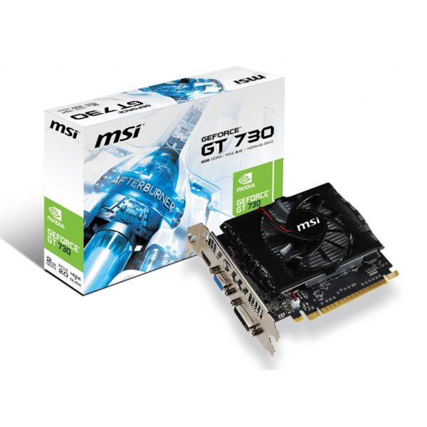 MSI 2GB GT 730 N730-2GD3V2 [128Bit] DDR3 HDMI\DVI