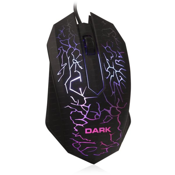 DARK ELITE FORCE GKM1000 GAMING USB KABLOLU Q KLAVYE MOUSE SET SIYAH - Görsel 4