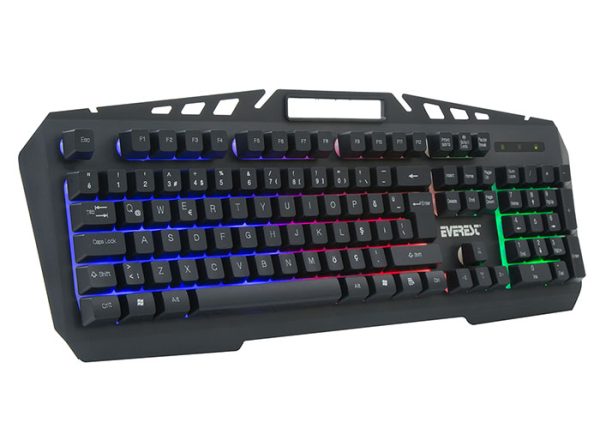 EVEREST KMX-99 GAMING USB KABLOLU Q KLAVYE MOUSE SET SIYAH - Görsel 3