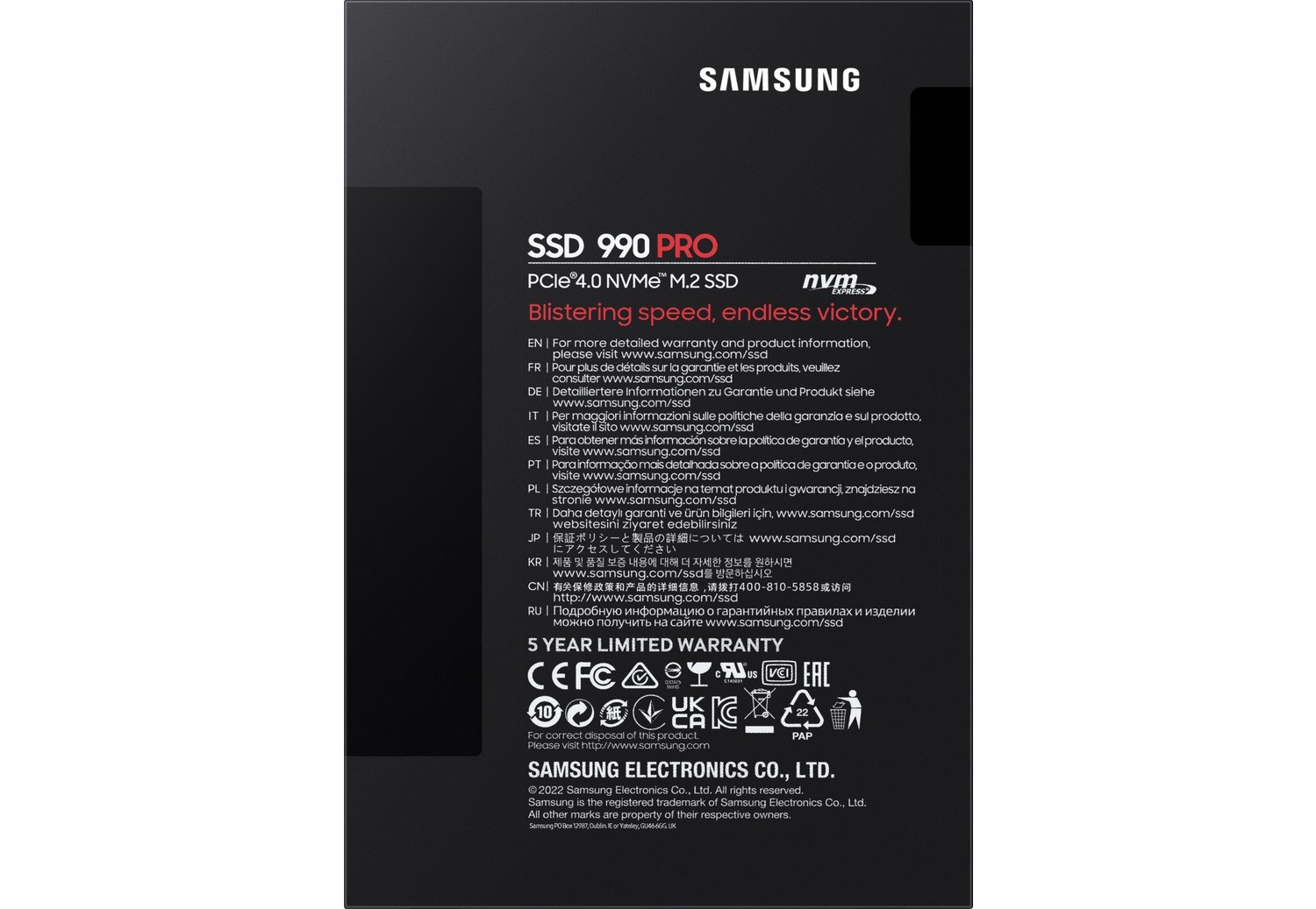 2TB SAMSUNG 990 PRO 7450/6900MB/s M.2 NVMe MZ-V9P2T0BW - Görsel 4